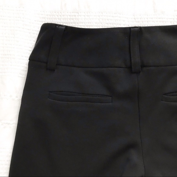 alice + OLIVIA BLACK MID-RISE STRETCHY STRAIGHT LEG PANTS - XS - Picture 8 of 9